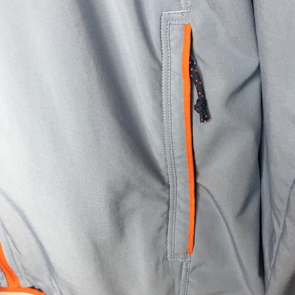 Columbia men's M omni-wick omni-shade long sleeved jacket in blue/orange. - Picture 5 of 11